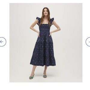 Hill House - Ellie Nap Dress, Petite Fleur in Navy
